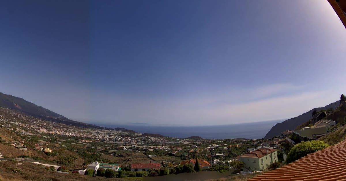Blick auf den Atlantik vor der Westküste La Palmas — Webcam-Standbild