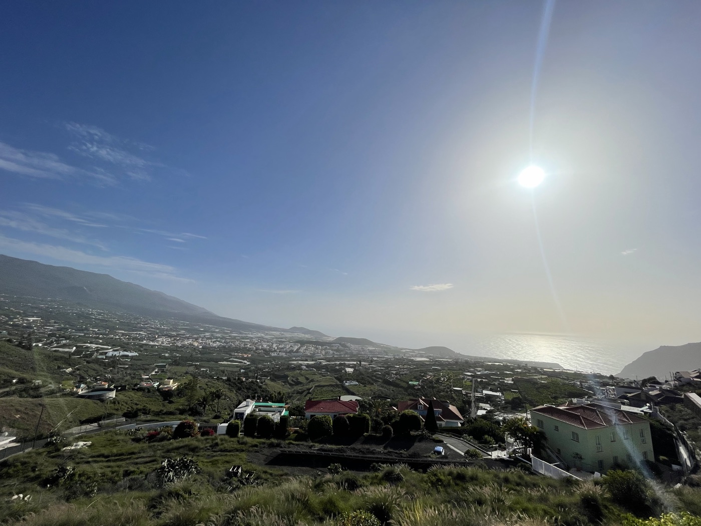 Blick über das Aridane-Tal auf La Palma