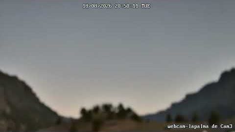 Caldera am 18. August 2026 (Bild aus dem Zeitraffer)
