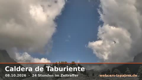 Zeitraffer Caldera, Donnerstag, 8. Oktober