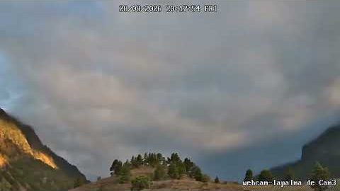 Caldera am 28. August 2026 (Bild aus dem Zeitraffer)