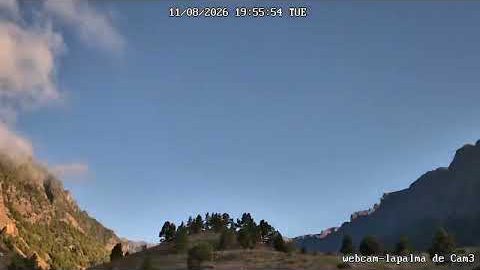 Caldera am 11. August 2026 (Bild aus dem Zeitraffer)