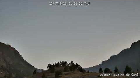 Caldera am 23. Juli 2026 (Bild aus dem Zeitraffer)