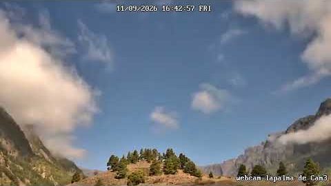 Caldera am 11. September 2026 (Bild aus dem Zeitraffer)