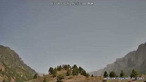 Caldera am 3. August 2026 (Bild aus dem Zeitraffer)
