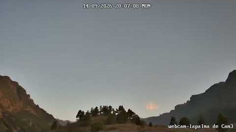 Caldera am 14. September 2026 (Bild aus dem Zeitraffer)