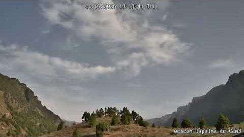 Caldera am 30. Juli 2026 (Bild aus dem Zeitraffer)