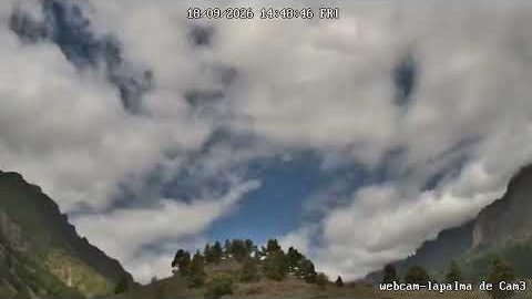 Caldera am 18. September 2026 (Bild aus dem Zeitraffer)