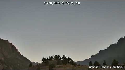 Caldera am 6. August 2026 (Bild aus dem Zeitraffer)