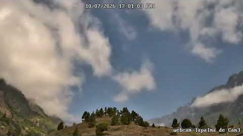 Caldera am 10. Juli 2026 (Bild aus dem Zeitraffer)