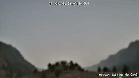 Caldera am 2. August 2026 (Bild aus dem Zeitraffer)