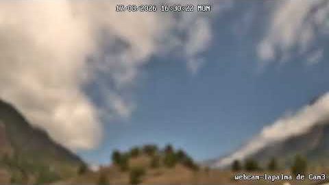 Caldera am 17. August 2026 (Bild aus dem Zeitraffer)