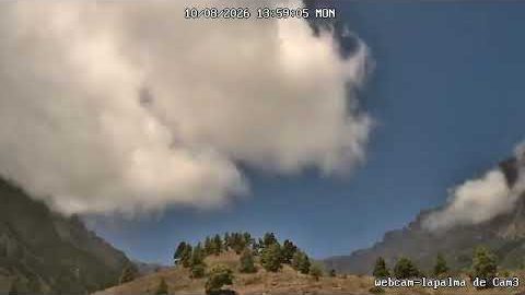 Caldera am 10. August 2026 (Bild aus dem Zeitraffer)