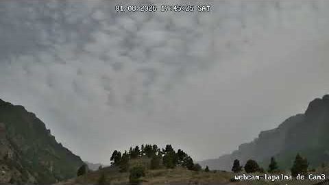Caldera am 1. August 2026 (Bild aus dem Zeitraffer)