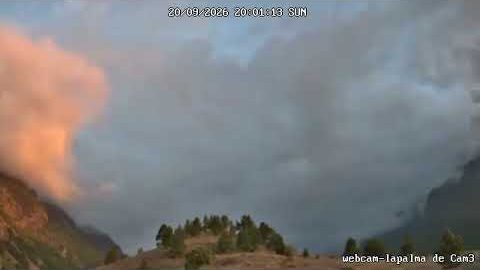 Caldera am 20. September 2026 (Bild aus dem Zeitraffer)