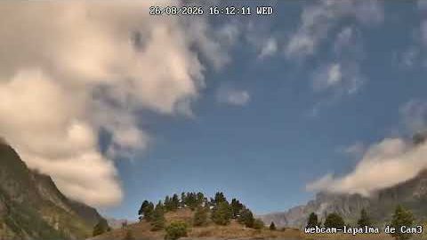 Caldera am 26. August 2026 (Bild aus dem Zeitraffer)