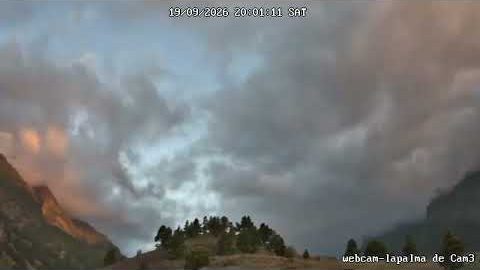 Caldera am 19. September 2026 (Bild aus dem Zeitraffer)