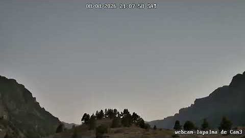 Caldera am 8. August 2026 (Bild aus dem Zeitraffer)