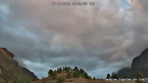 Caldera am 27. August 2026 (Bild aus dem Zeitraffer)