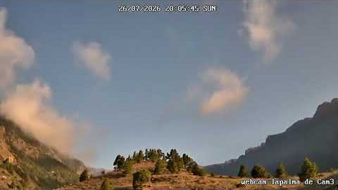 Caldera am 26. Juli 2026 (Bild aus dem Zeitraffer)