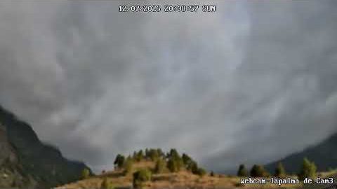 Caldera am 12. Juli 2026 (Bild aus dem Zeitraffer)