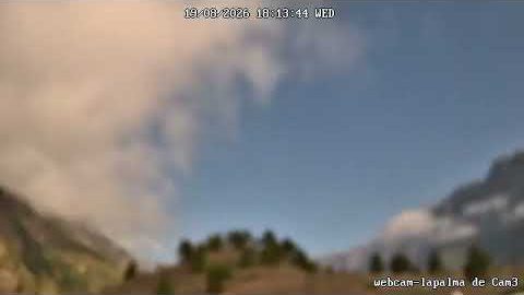 Caldera am 19. August 2026 (Bild aus dem Zeitraffer)