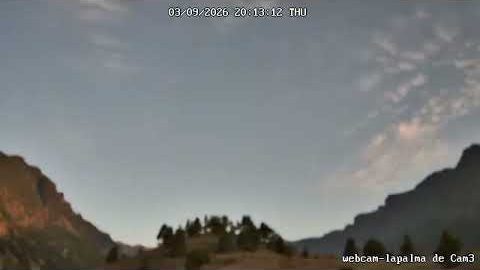 Caldera am 3. September 2026 (Bild aus dem Zeitraffer)